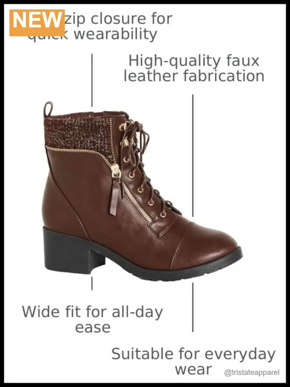 Avenue Women's Wide Fit Faux Suede Ankle Bootie Black